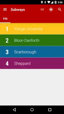 MonTransit TTC Subway android App screenshot 0